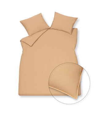 Vandyck Vandyck washed cotton apricot blush Dekbedovertrek