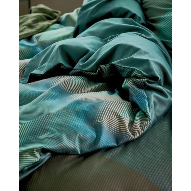 Vandyck ziggy sage green Dekbedovertrek