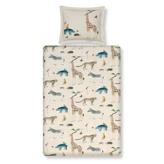 Vandyck Vandyck wild animals cream tan Dekbedovertrek