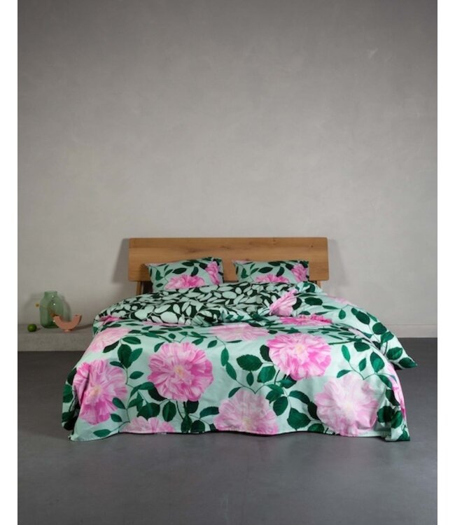 Essenza Bloom with a view Misty green Dekbedovertrek