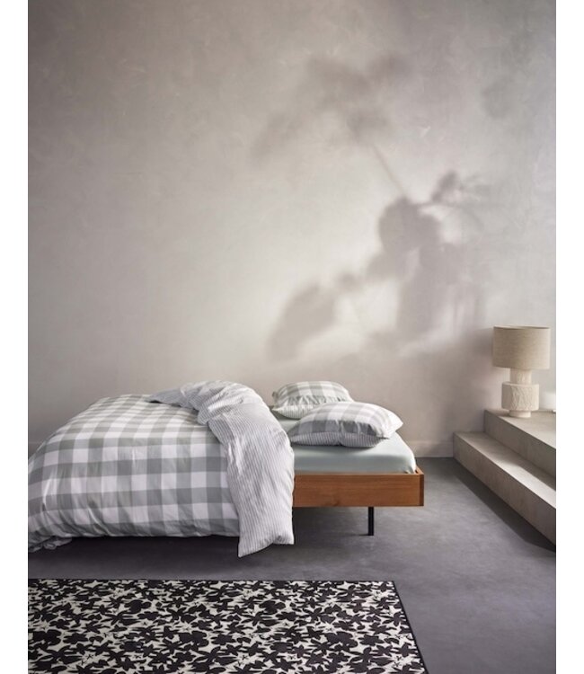 Essenza Chess Dusty green Dekbedovertrek