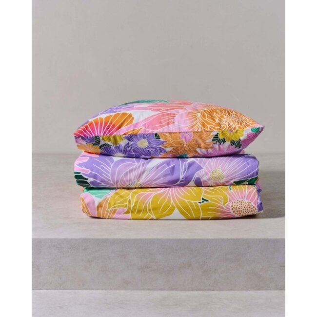 Essenza Flower fling Bright white Dekbedovertrek