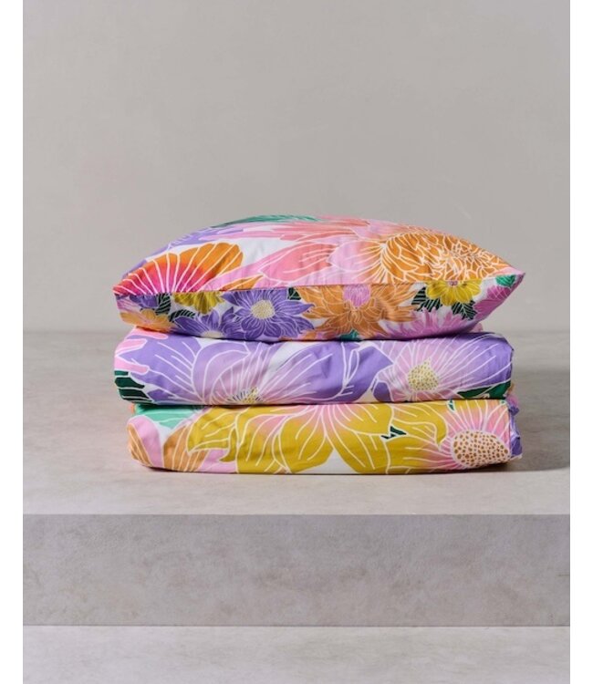 Essenza Flower fling Bright white Dekbedovertrek