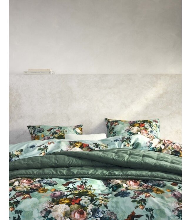 Essenza Karli Mineral green Dekbedovertrek