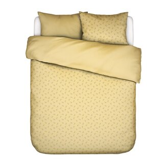 Essenza Lily melody lemon yellow Dekbedovertrek