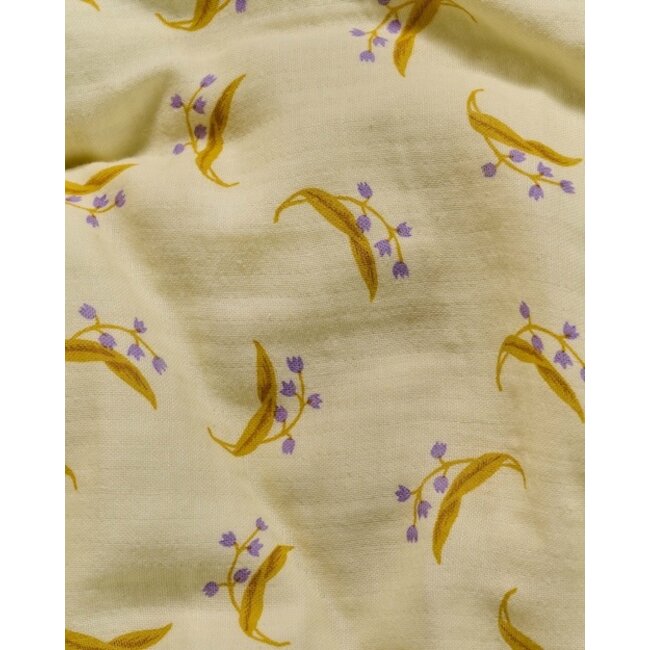 Essenza Lily melody lemon yellow Dekbedovertrek