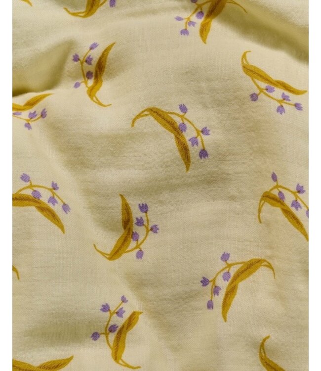 Essenza Lily melody lemon yellow Dekbedovertrek