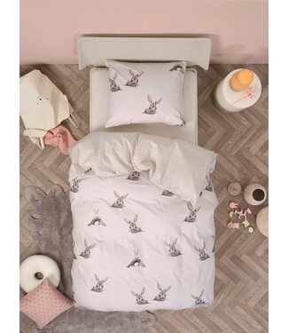 Snurk Snurk Bunny Beige dekbedovertrekken