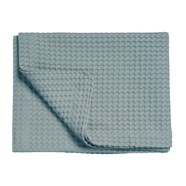home pique Bedsprei, parelblauw