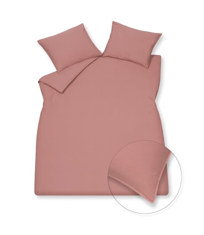 Vandyck Washed Cotton ash rose dekbedovertrek