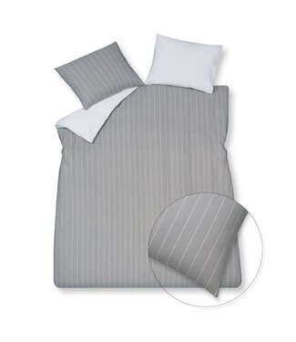 Vandyck Vandyck Home Puglia Percale grey dekbedovertrek