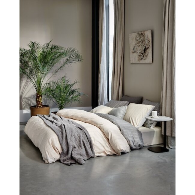 Vandyck Home Puglia Percale grey dekbedovertrek