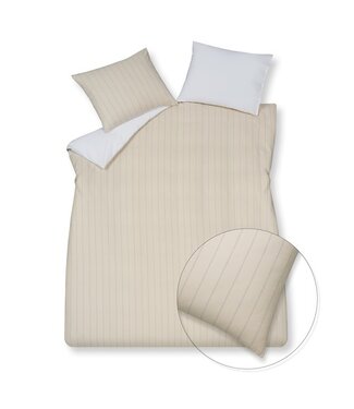 Vandyck Vandyck Home Puglia Percale cream tan dekbedovertrek