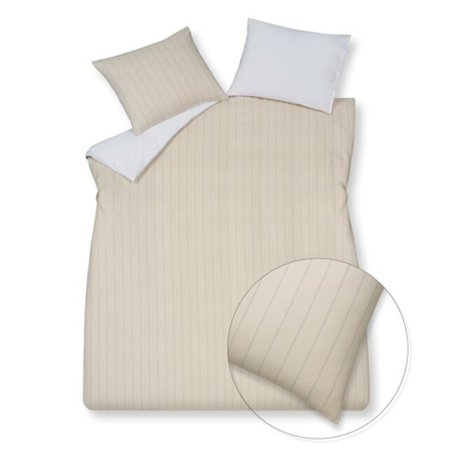 Home Puglia Percale, creme tan