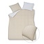 Vandyck Home Puglia Percale cream tan dekbedovertrek