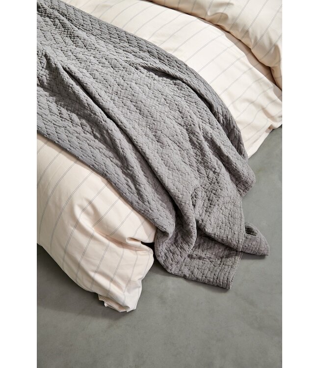 Vandyck Home Puglia Percale cream tan dekbedovertrek