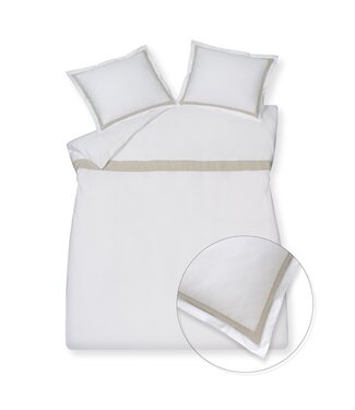 Vandyck Vandyck Purity Capri white dekbedovertrek Vandyck Vandyck Purity Capri white dekbedovertrek