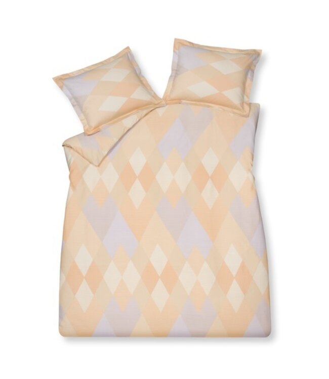 Vandyck Glaze apricot blush dekbedovertrek