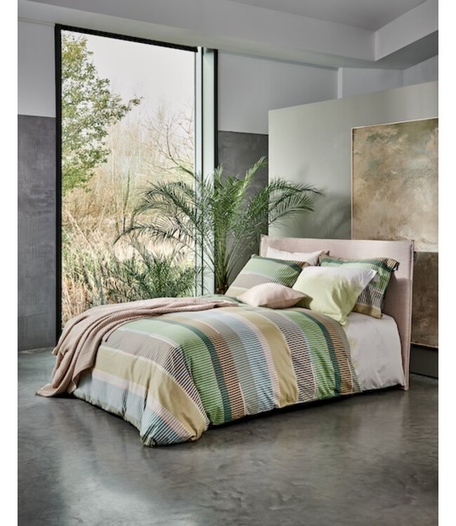 Vandyck Optimist smoke green dekbedovertrek