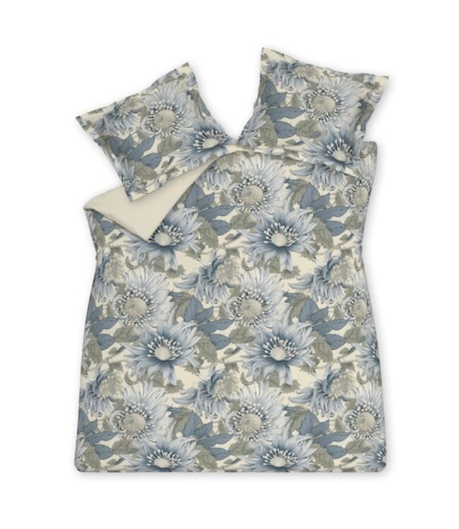 Vandyck Blue Wander pearl blue dekbedovertrek