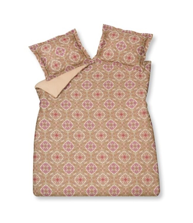 Vandyck Charm apricot blush dekbedovertrek