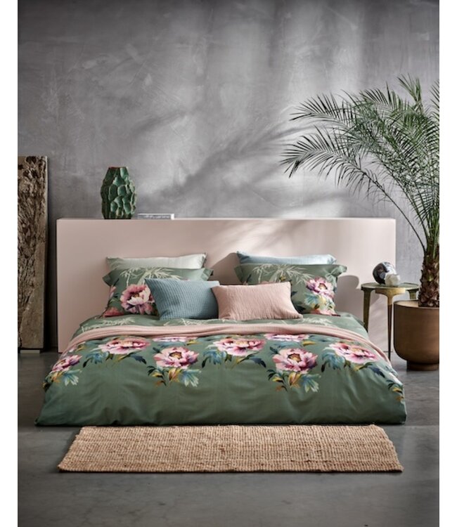 Vandyck Pink Peony multi dekbedovertrek