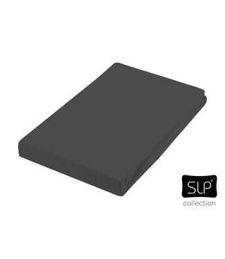 SLP SLP Hoeslaken Jersey Stretch Nachtgrijs