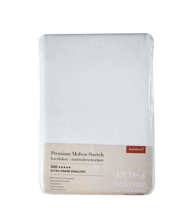 Beddelicious Molton topper hoeslaken