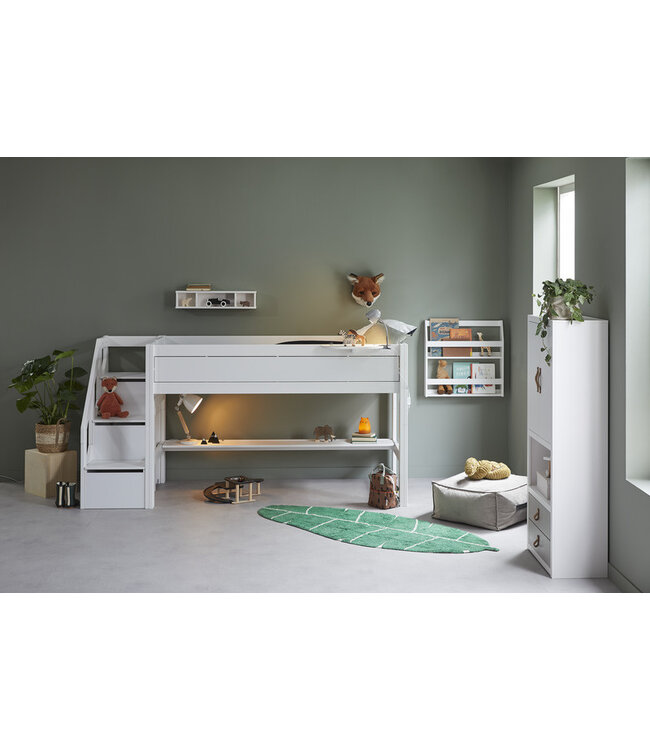 Lifetime halfhoogslaper met trapkast