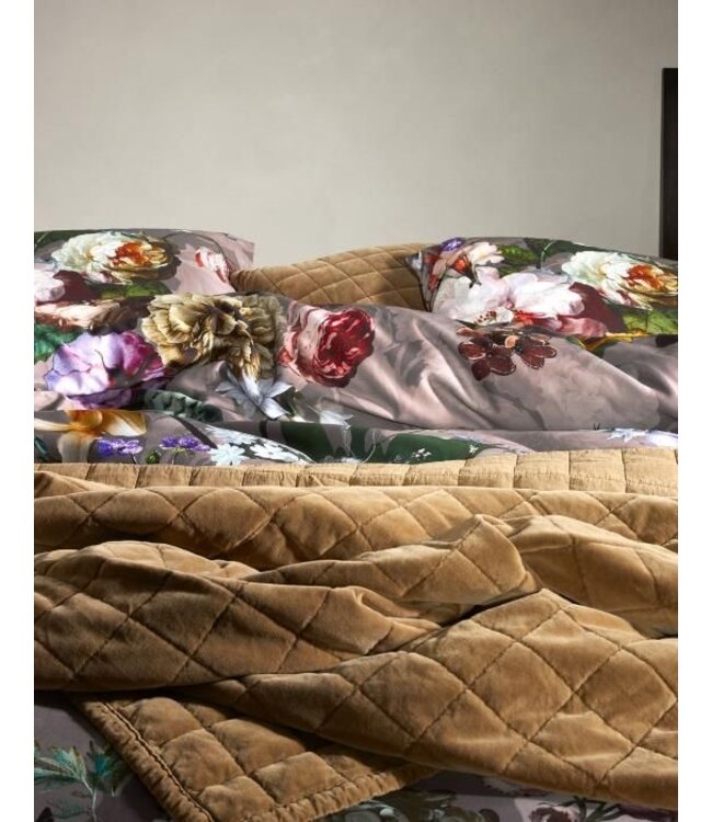 Essenza Fleur Taupe Dekbedovertrek