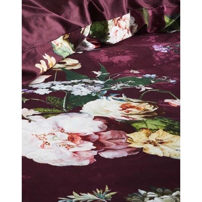 Essenza Fleur Burgundy Dekbedovertrek
