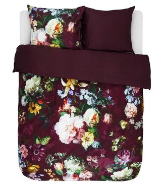 Auping Essenza Fleur Burgundy Dekbedovertrek