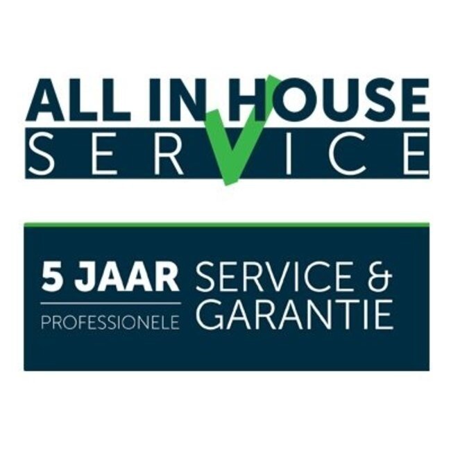 All in house 5 jaar garantie