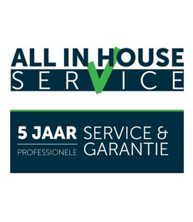 All in house 5 jaar garantie