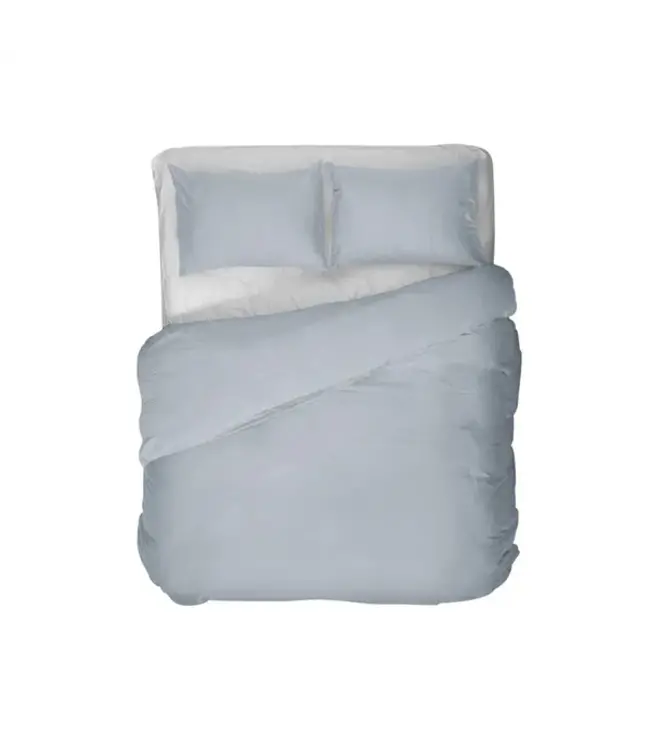 Kayori Dekbedovertrek Senju Katoen Satijn Lichtblauw