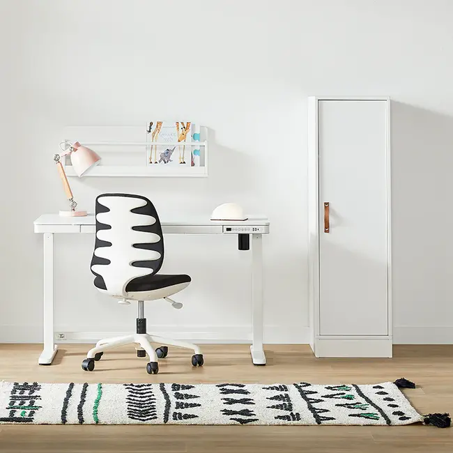 Lifetime RISE elektrisch verstelbaar bureau incl. lade - wit