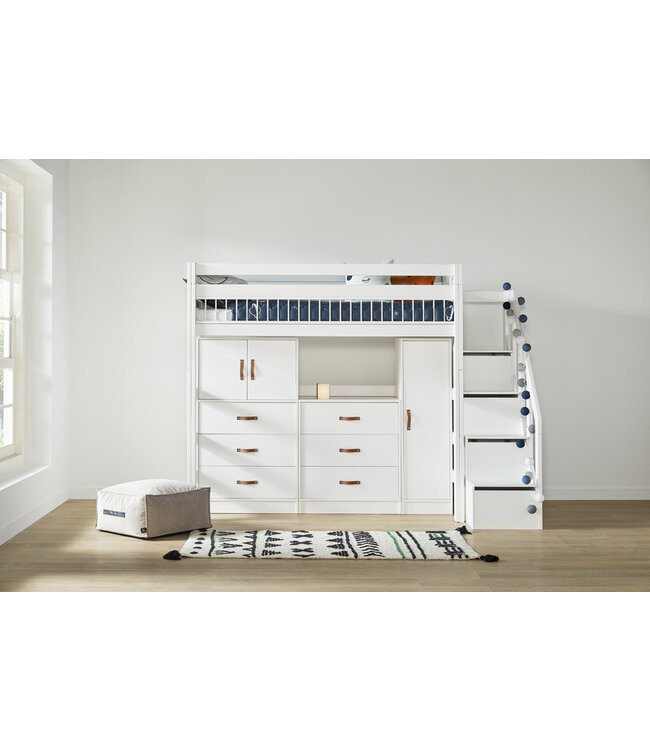 Lifetime hoogslaper 177cm breeze all in one wit