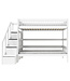 Lifetime stapelbed breeze met trapkast wit