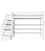 Lifetime hoogslaper breeze met trapkast wit