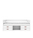 Lifetime kajuitbed breeze met boekenkast wit