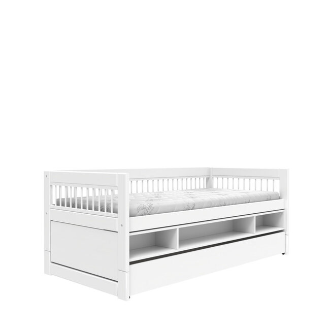 Lifetime kajuitbed breeze met opbergbox en bedlade wit