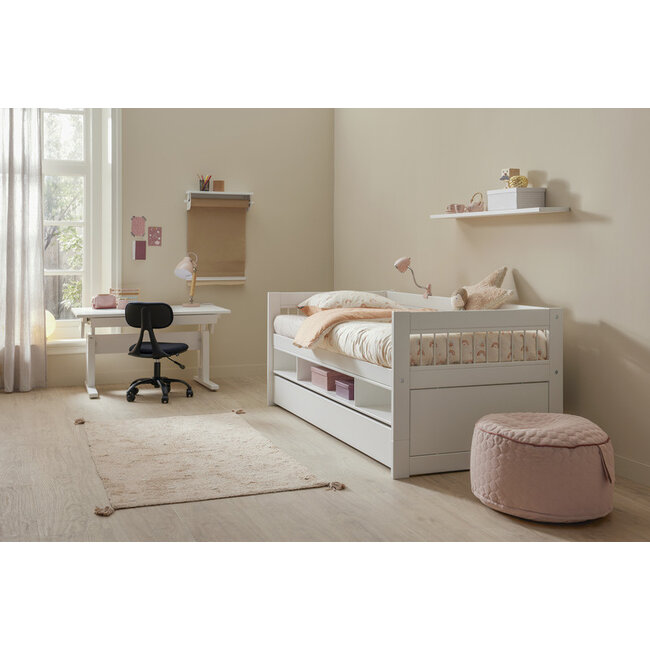 Lifetime kajuitbed breeze met opbergbox en bedlade wit
