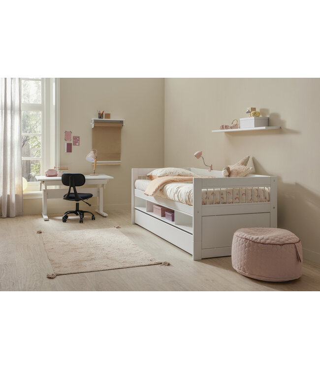 Lifetime kajuitbed breeze met opbergbox en bedlade wit