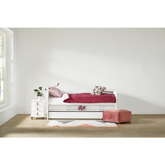 Lifetime kajuitbed breeze met opbergbox en bedlade wit