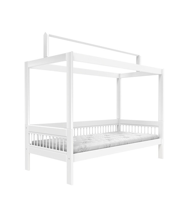 Lifetime basisbed breeze met dakframe wit