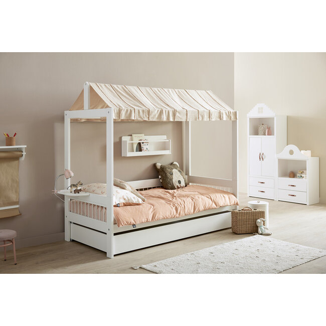 Lifetime basisbed breeze met dakframe wit