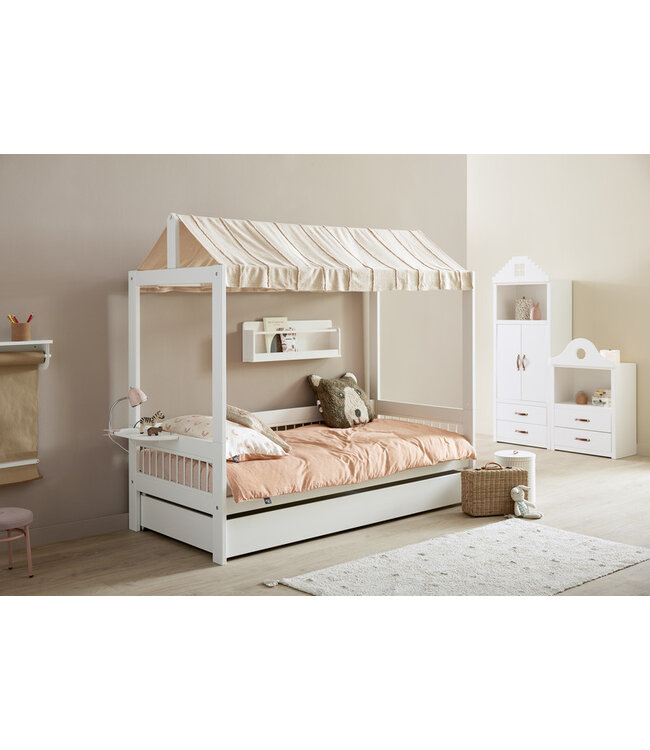 Lifetime basisbed breeze met dakframe wit