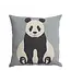 Lifetime vierkant kussen Panda Paradise
