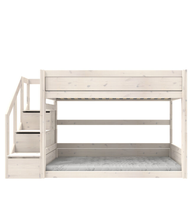 Lifetime laag stapelbed met trapkast