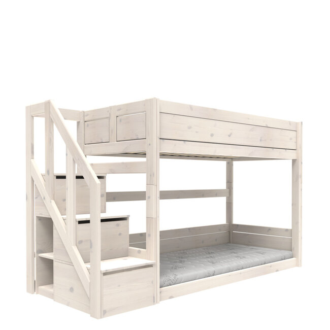 Lifetime laag stapelbed met trapkast